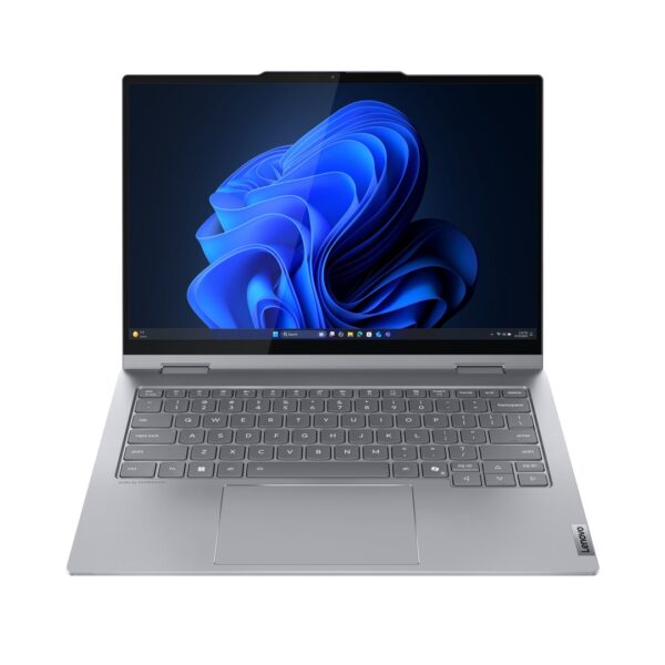 Lenovo ThinkBook 14 2-in-1 G5 IAU Intel Core Ultra 7 255U Hybride (2-in-1) 35,6 cm (14") Touchscreen WUXGA 16 GB DDR5-SDRAM 512 GB SSD Wi-Fi 6E (802.11ax) Windows 11 Pro Zwitsers Grijs