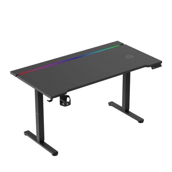 Huzaro Hero 8.7 RGB elektrisch gamingbureau, zwart