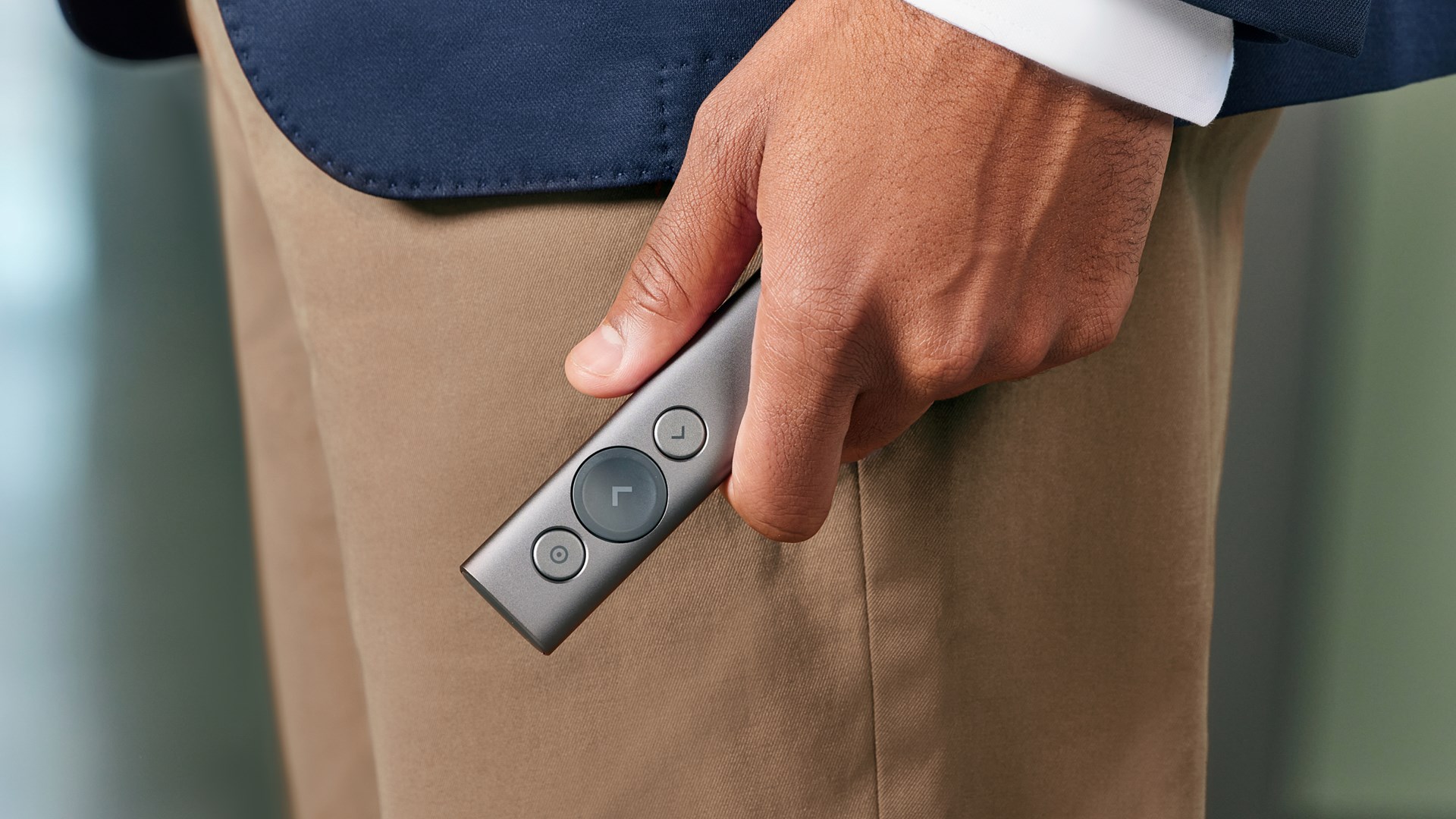Logitech Spotlight Draadloze presenter Bluetooth/RF Grijs