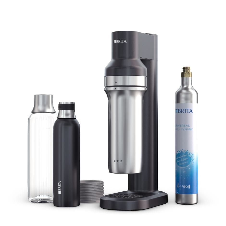 Brita sodaTRIO verzadiger (zwart)