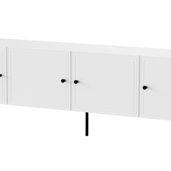 4D RTV kast PALAZZO BIS 201x40x60 wit mat