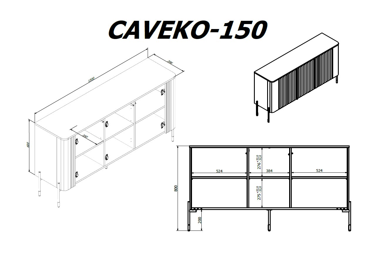 Cama VERA 471003 ladenkast