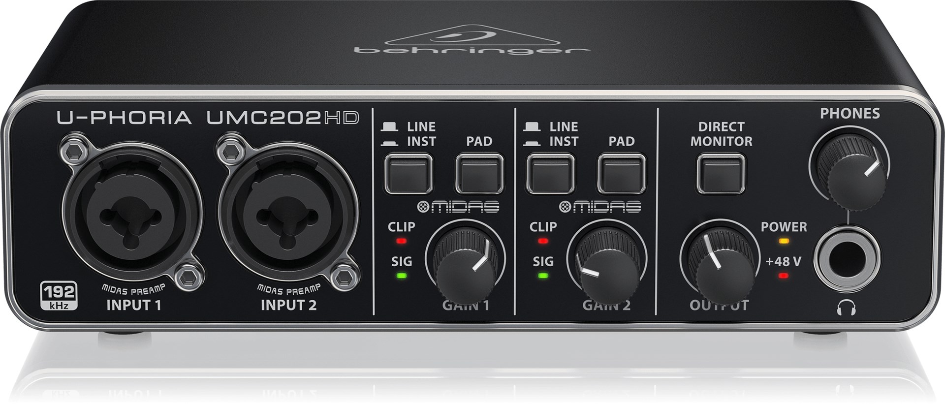 Behringer UMC202HD audio-opname-interface