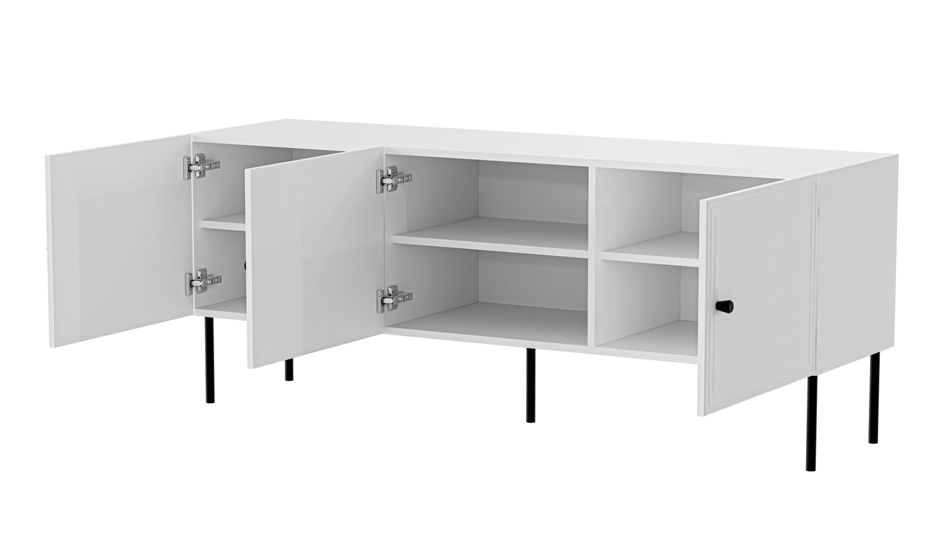 Cama RTV 3D kast PALAZZO BIS 151x40x60 wit mat