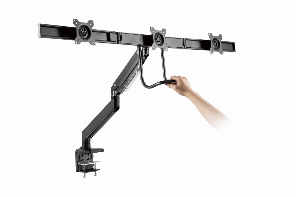 Gembird MA-DA3-03 flat panel bureau steun 68,6 cm (27") Zwart