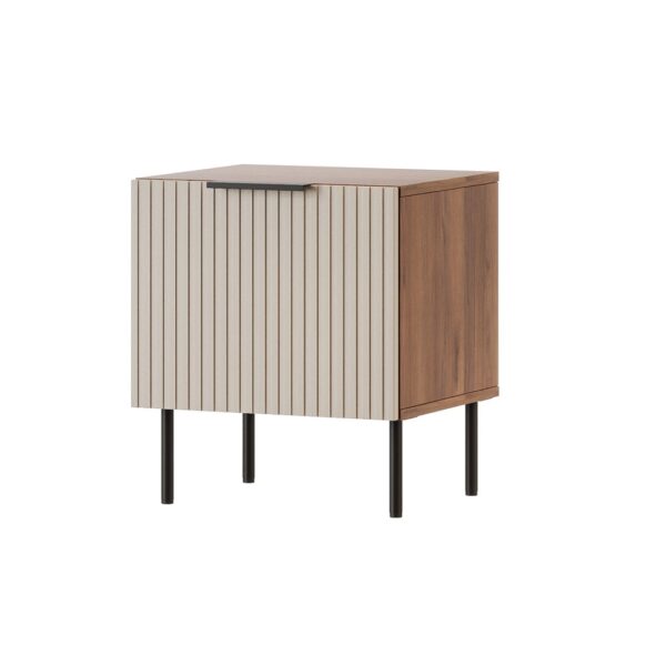 Cama ALMERA 5903815011719 nachtkastje en tafeltje voor naast het bed Kasjmierkleur, Walnoot