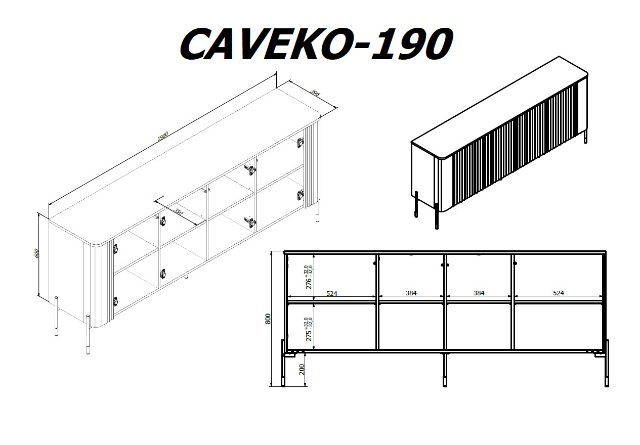 Cama VERA 471008 ladenkast