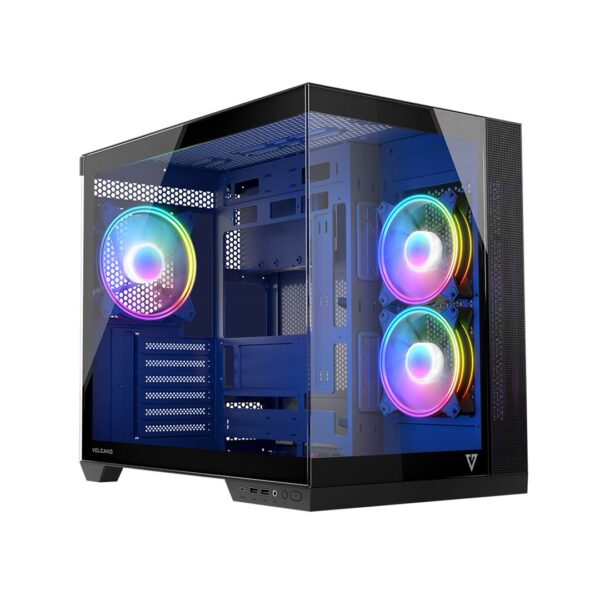 MODECOM computerkast Volcano Panorama APEX ARGB 3F MIDI