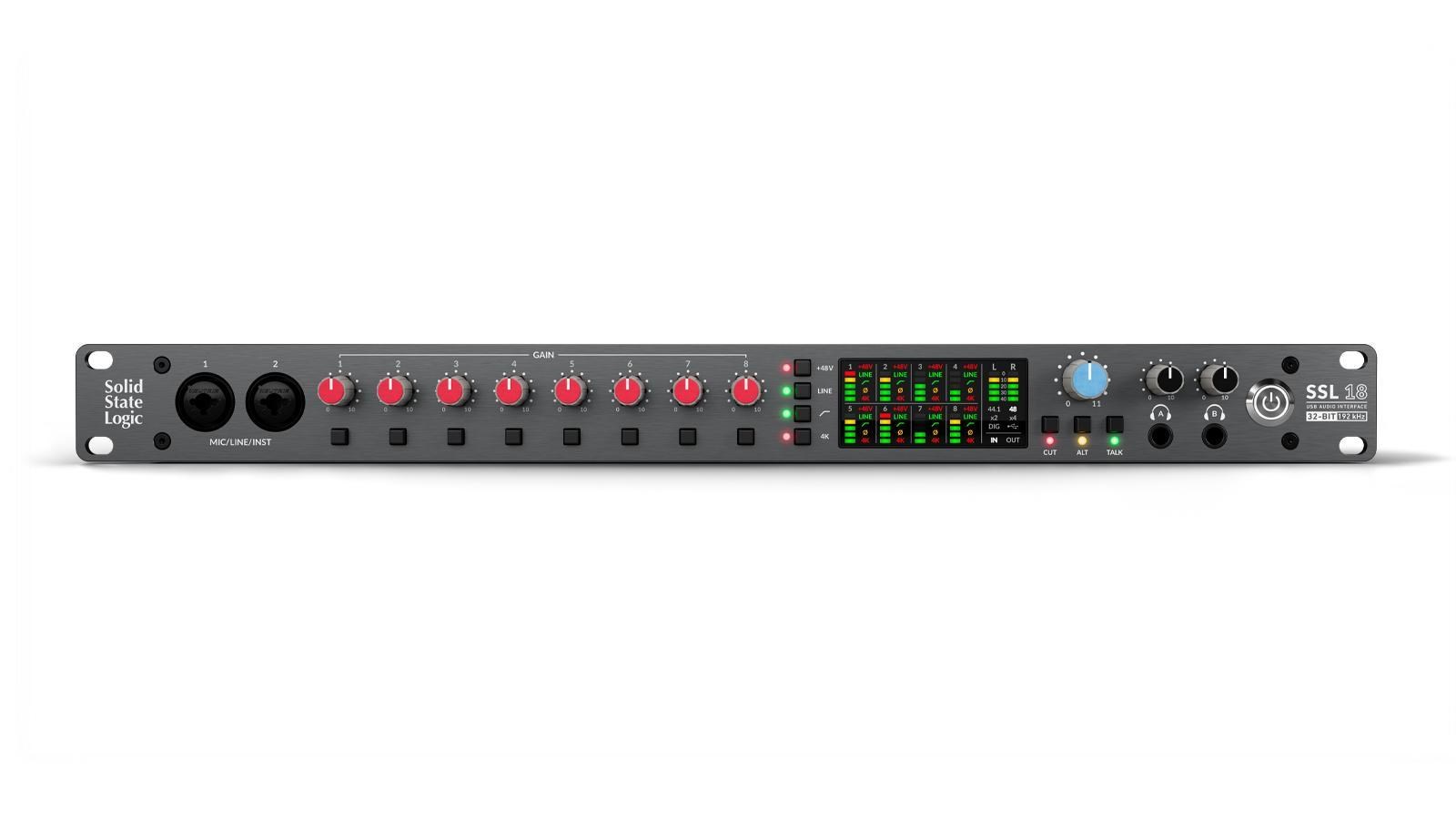 Solid State Logic SSL18 - USB-audio-interface met 26 ingangen / 28 uitgangen