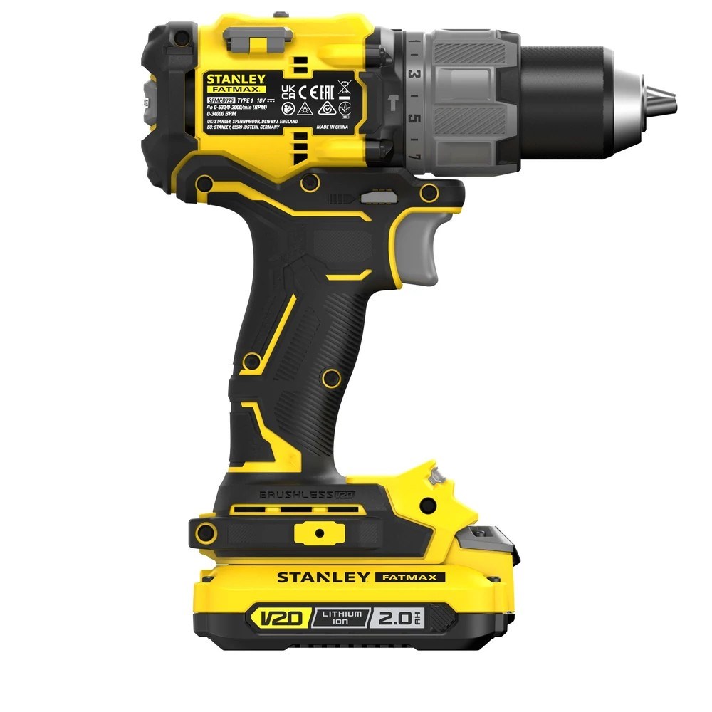 Fatmax 18V SFMCD726D2K STANLEY boor- en schroefmachine met slagfunctie