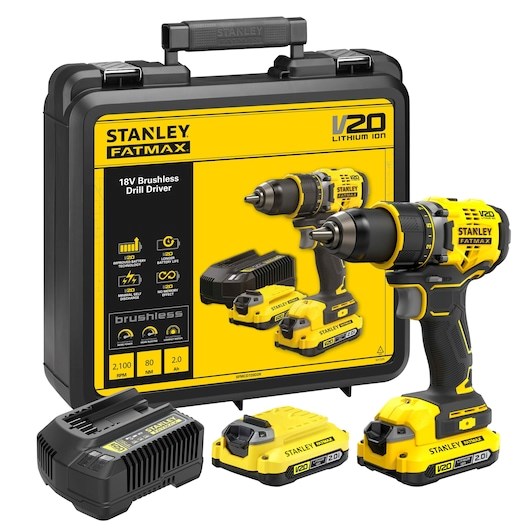 18V boor- en schroefmachine SFMCD720D2K STANLEY