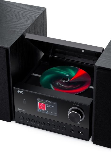 JVC UX-E225B Mini hifi-systeem Zwart