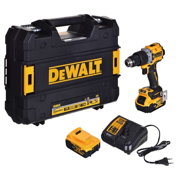 BOORMACHINE/DRIJVER DEWALT DCD805P2T 18V 2X5,0AH BL TSTAK