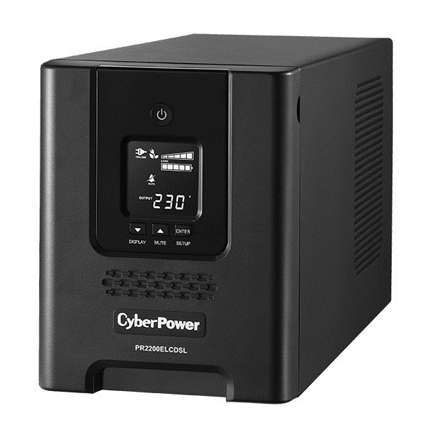 CyberPower PR2200ELCDSL UPS Line-interactive 2,2 kVA 1980 W 9 AC-uitgang(en)