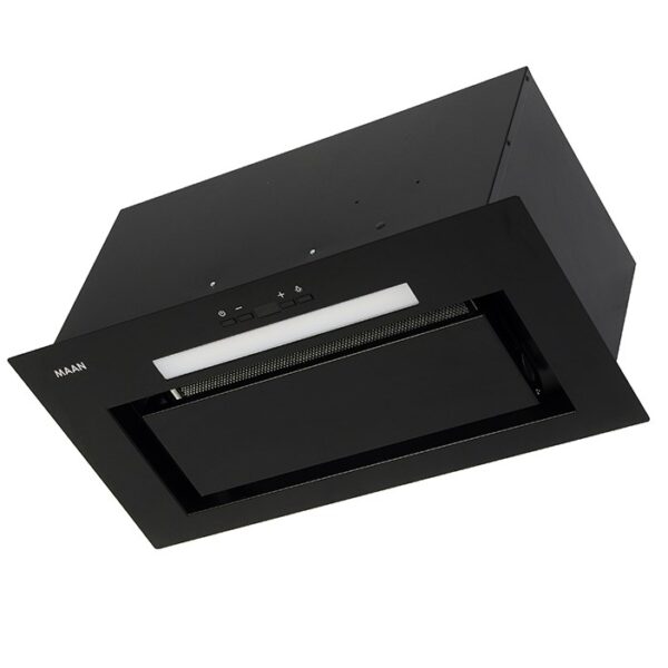 Ingebouwde afzuigkap onder de kast MAAN Ares M 60 soft touch 570 m3/h, Zwart