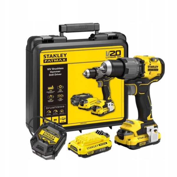 18V accuboormachine SFMCD725D2K STANLEY