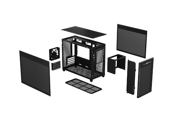ASUS PRIME AP201 MicroATX Mini Tower Zwart