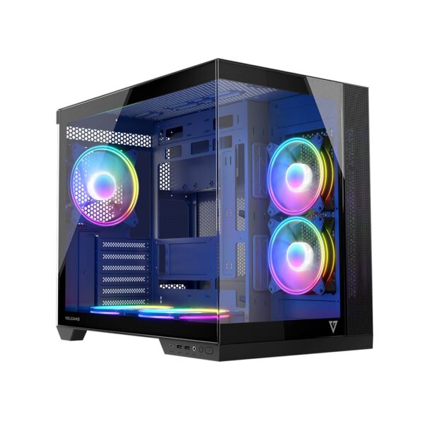 MODECOM computerkast Volcano Panorama APEX ARGB 5F MIDI