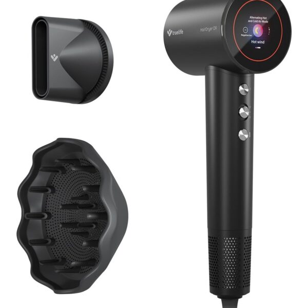 TrueLife HairDryer D9 hair dryer 1600 W Black