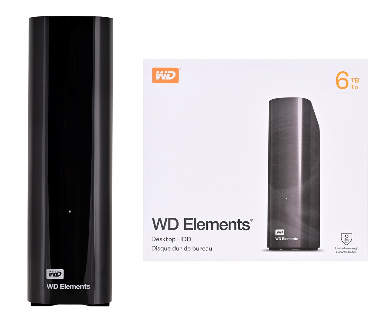 Western Digital Elements WDBWLG0060HBK-EESN externe harde schijf 6 TB Micro-USB B 3.2 Gen 1 (3.1 Gen 1) Zwart