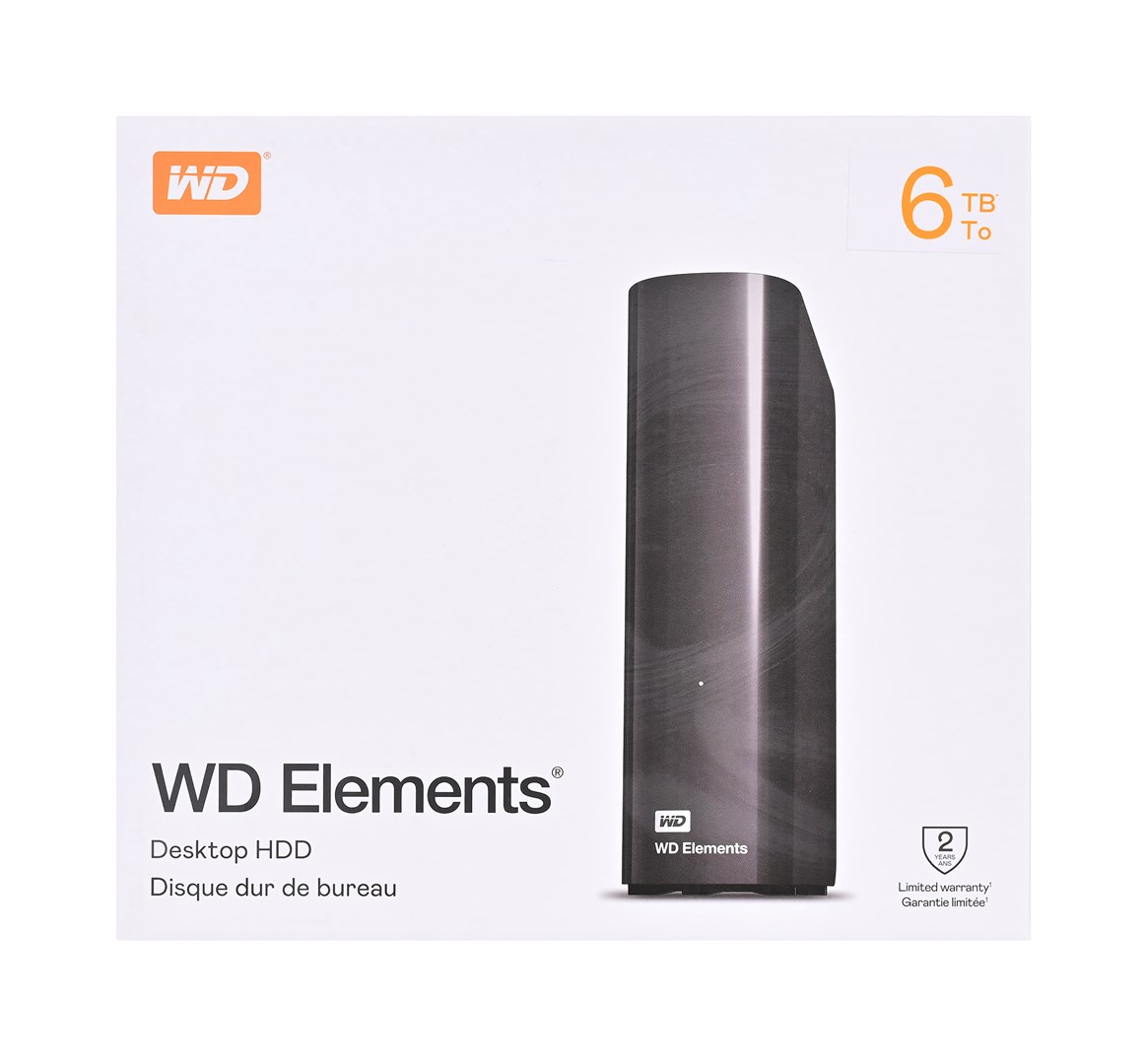Western Digital Elements WDBWLG0060HBK-EESN externe harde schijf 6 TB Micro-USB B 3.2 Gen 1 (3.1 Gen 1) Zwart