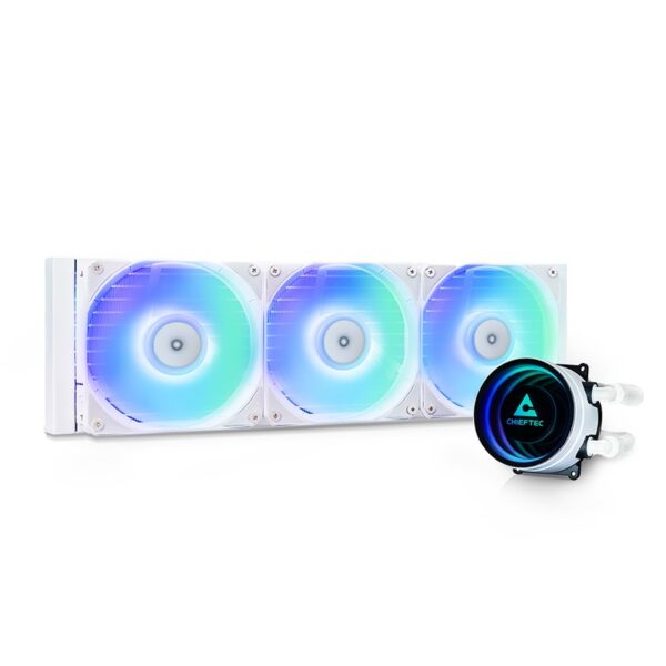 Chieftec CLC-360-RGB-W koelsysteem voor computers Computer behuizing Alles-in-één vloeistofkoeler 12 cm Wit