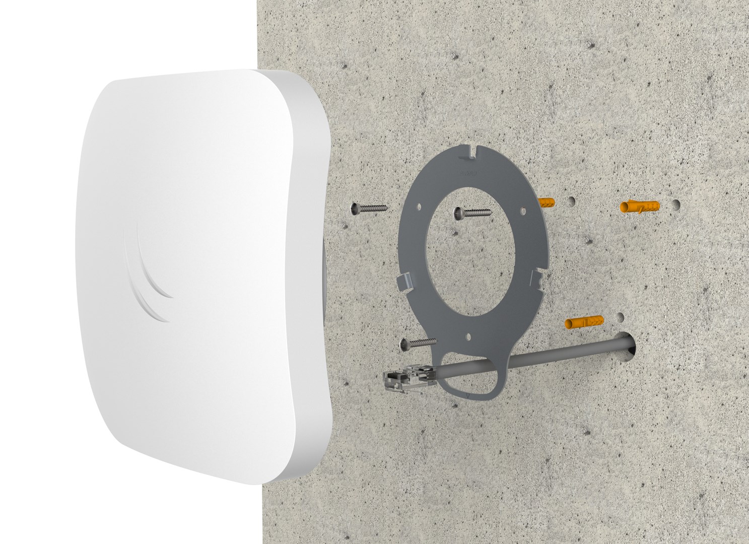 Mikrotik cAP ac 867 Mbit/s Wit Power over Ethernet (PoE)