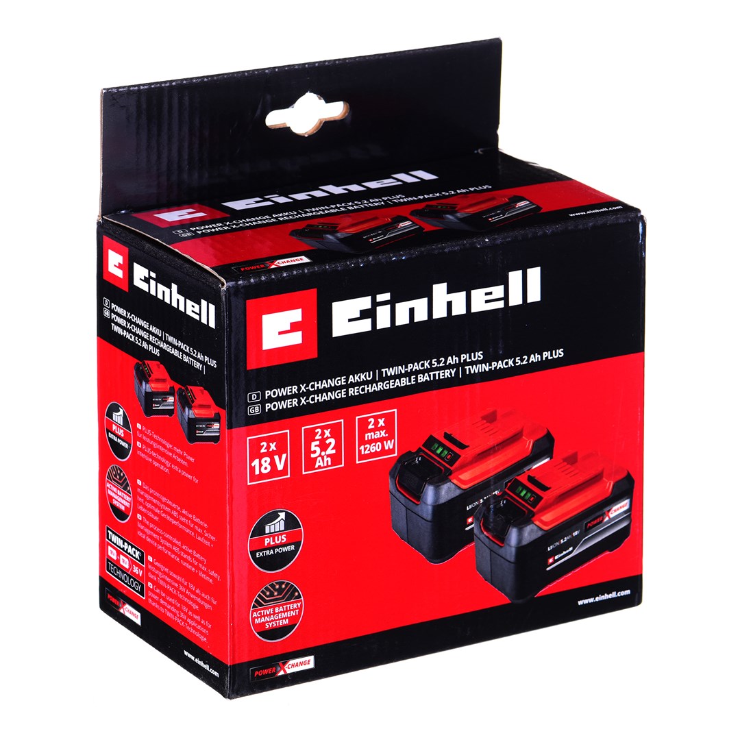 Einhell PXC-Twinpack Batterij/Accu