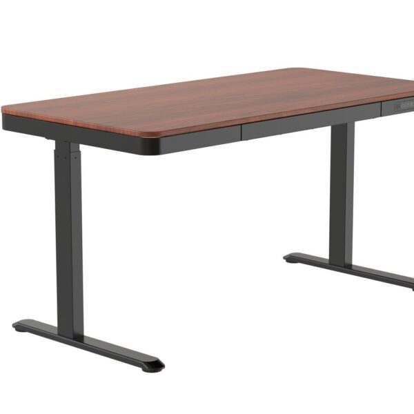 ACTIVEJET bureau met elektrische hoogteverstelling 120x60 ET119S zwart/walnoot