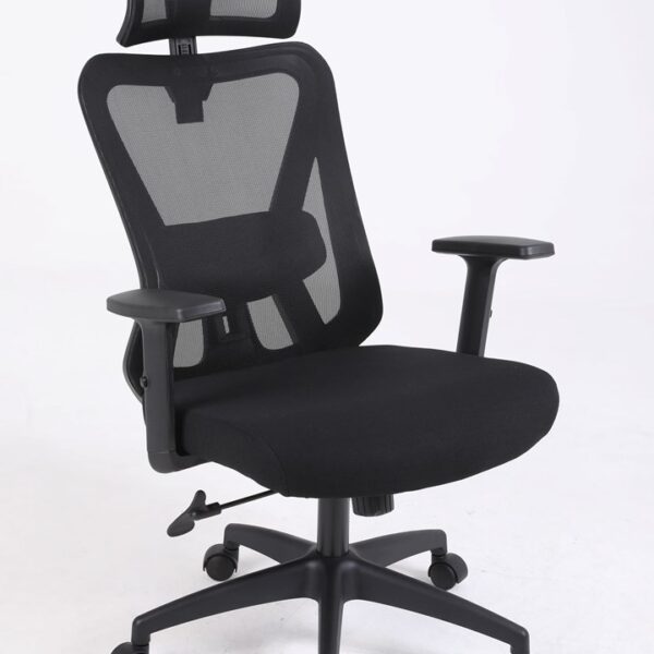 Activejet T5 ergonomische bureaustoel zwart