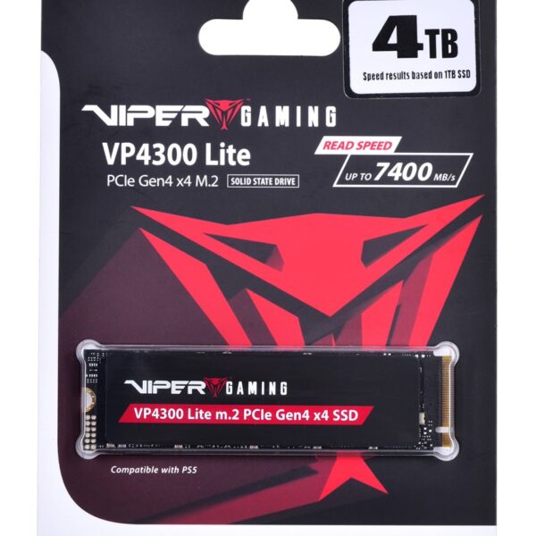 Patriot Memory VP4300 Lite M.2 4 TB PCI Express 4.0 NVMe (VP4300L4TBM28H)
