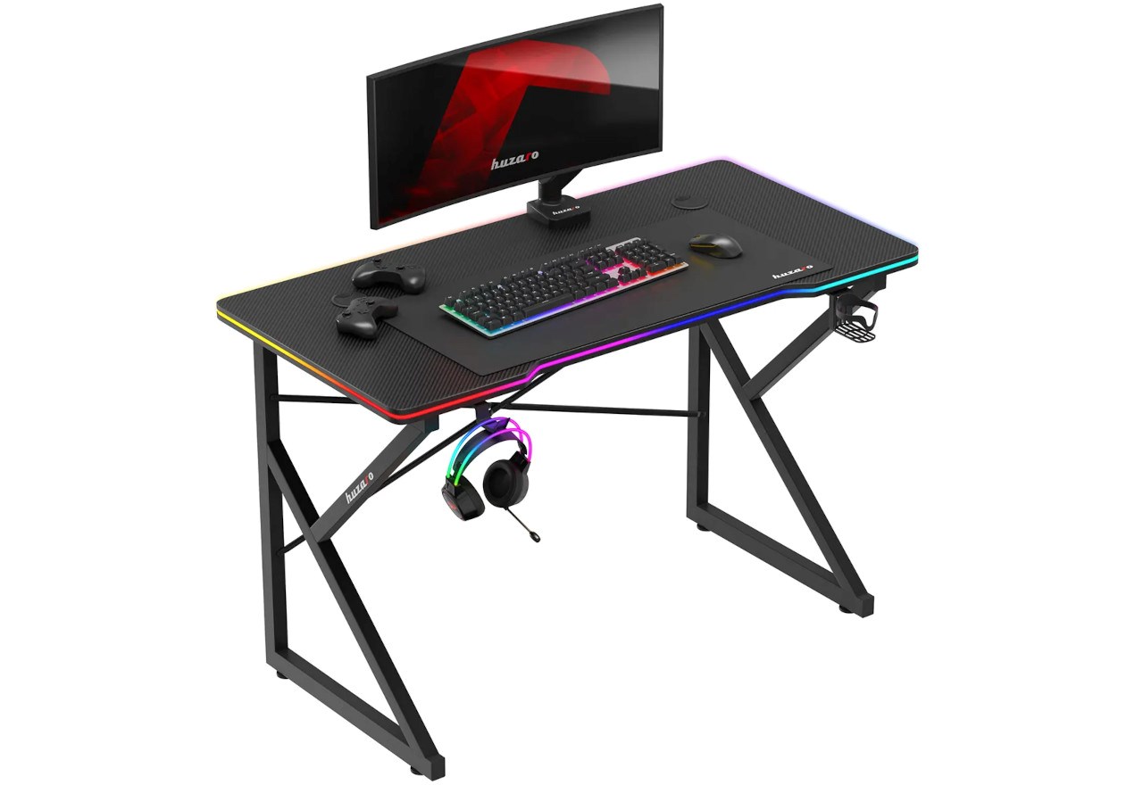 Huzaro Hero 1.7 RGB Black - gaming bureau