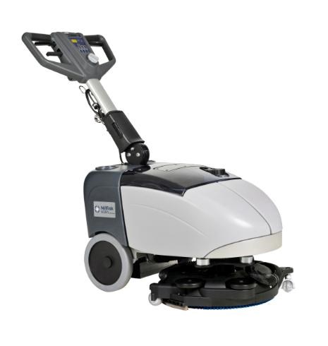 NILFISK Kleine reinigingsmachine, schijfborstel, aangedreven door gelbatterijen 9087341020
