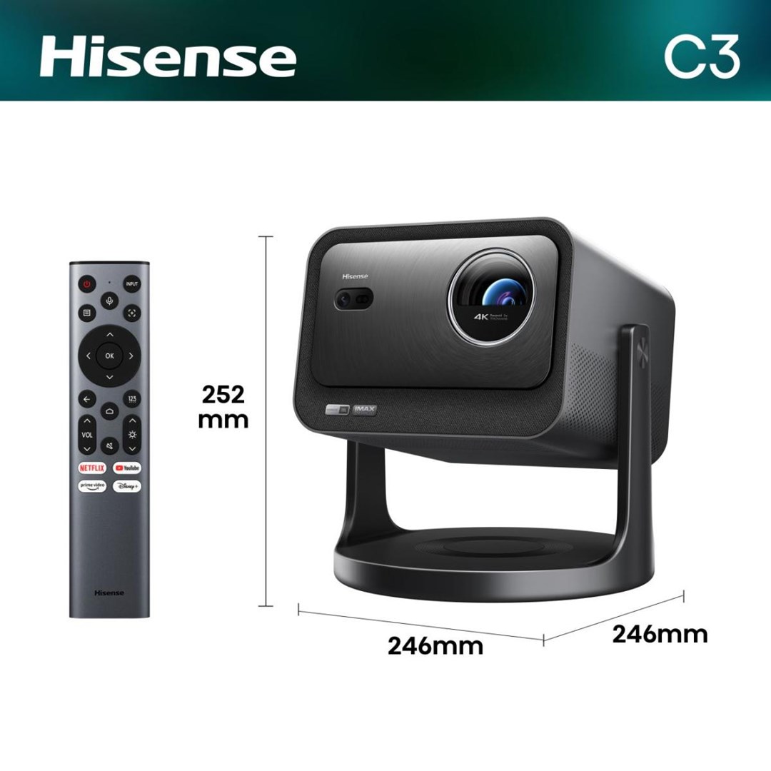 Hisense C3 DLP UHD 4K (3840x2160) 3D Zilver