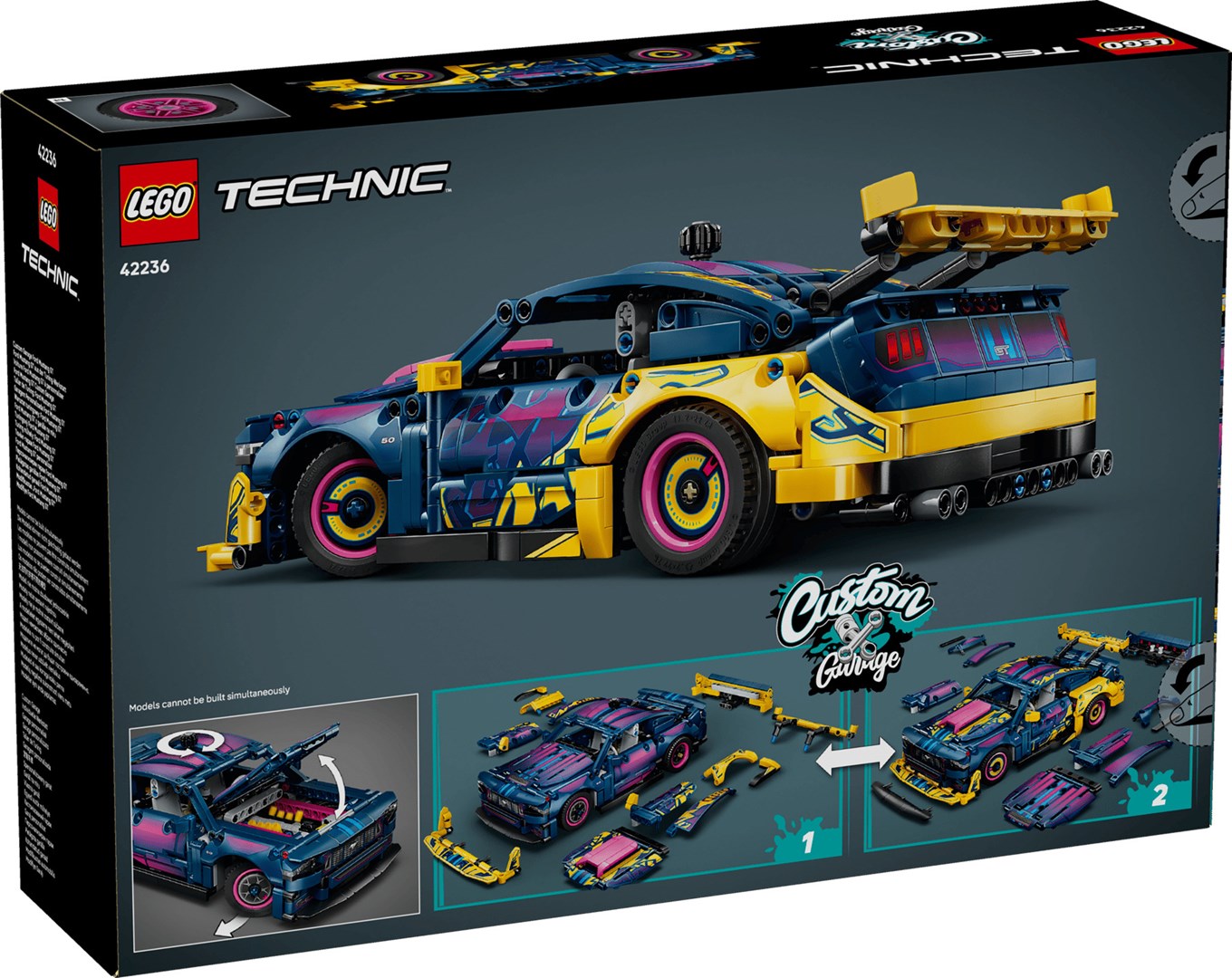LEGO TECHNIC 42236 Garage op maat Ford Mustang GT