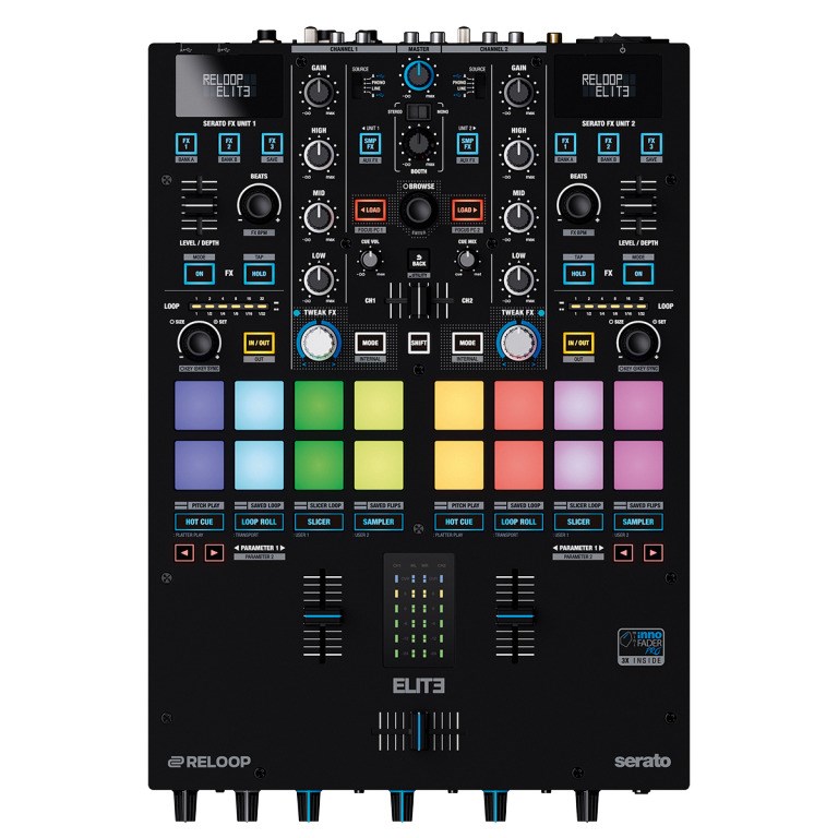 Reloop Elite – professionele DVS-mixer voor Serato DJ Pro