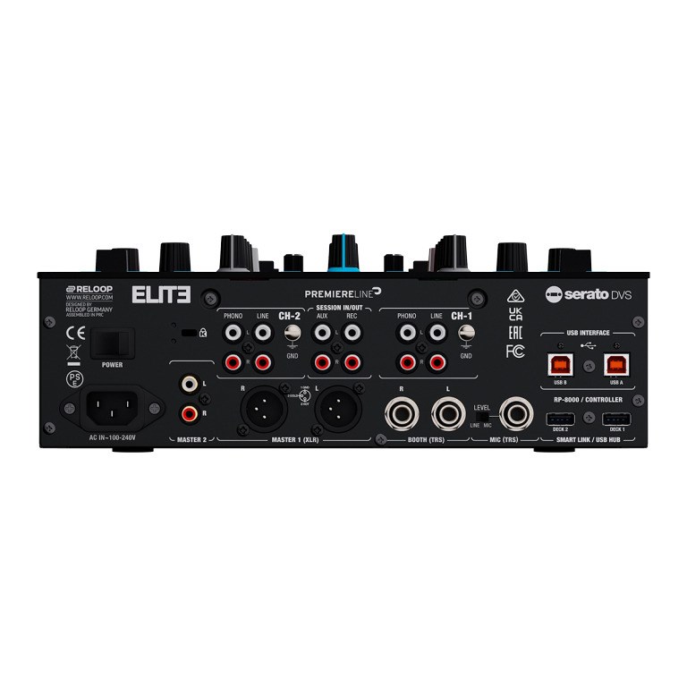 Reloop Elite – professionele DVS-mixer voor Serato DJ Pro