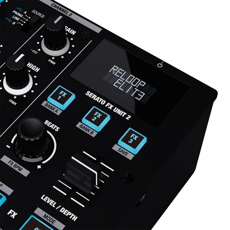 Reloop Elite – professionele DVS-mixer voor Serato DJ Pro