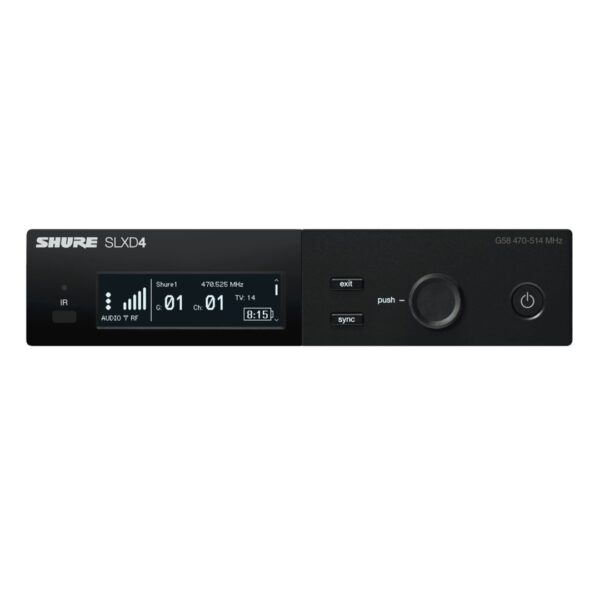 Shure SLXD4E-G59 draadloze microfoonontvanger Desktop