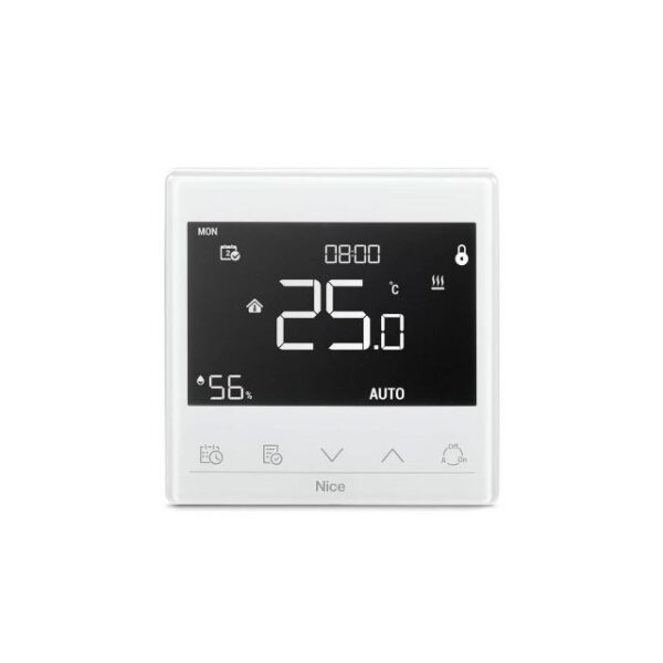 Thermostaat voor de regeling van vloerverwarming Nice Warm-Control White