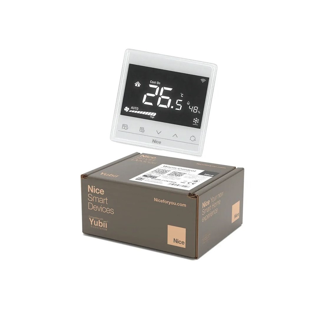 Thermostaat voor de regeling van vloerverwarming Nice Warm-Control White