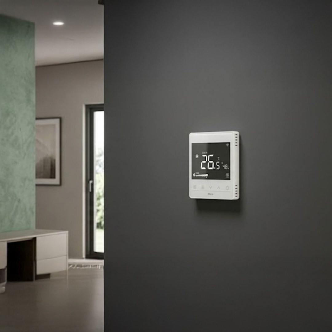 Thermostaat voor de regeling van vloerverwarming Nice Warm-Control White