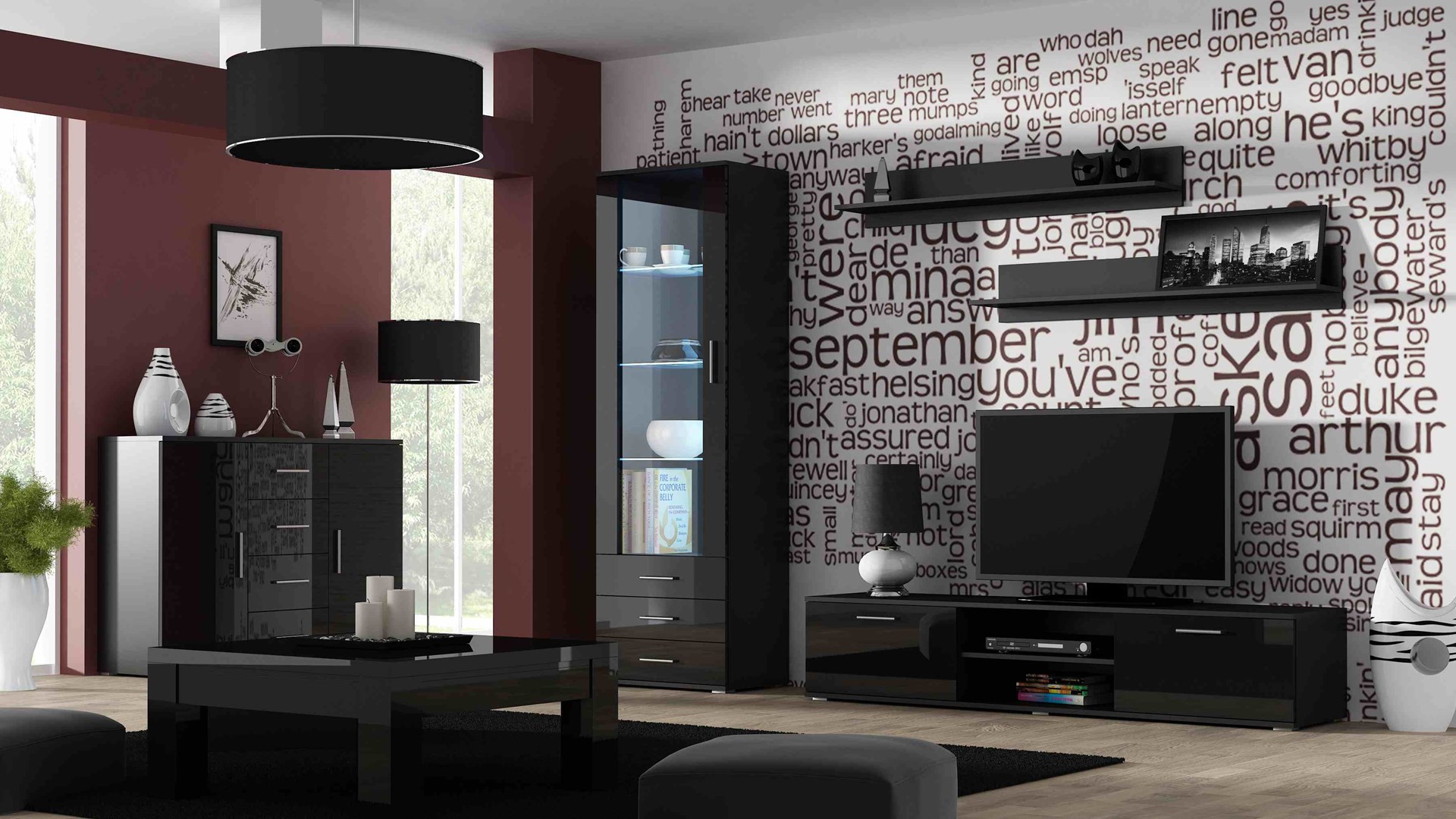 Cama SOHOWITS1 CZ/CZ woonkamerkast Vitrinekast