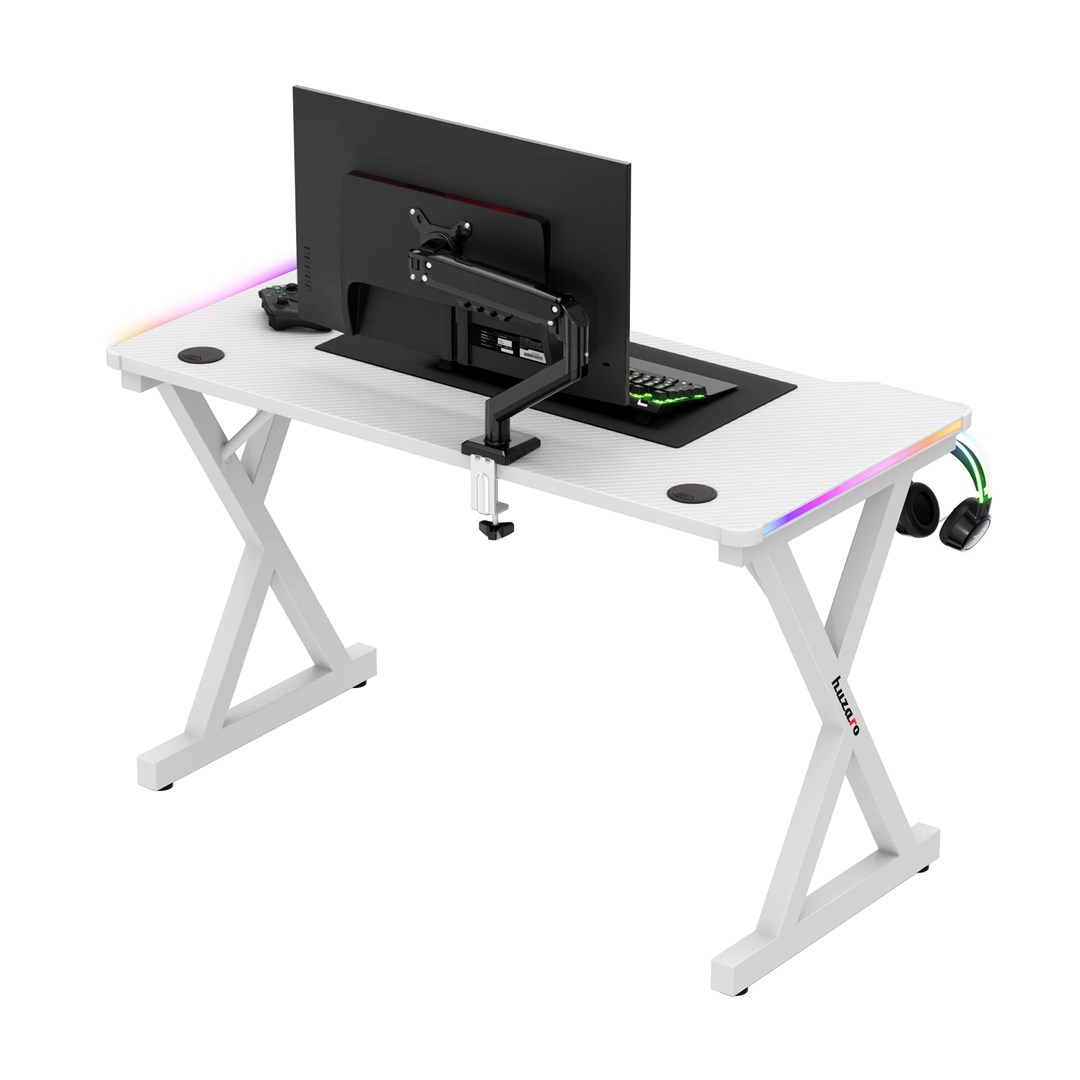 Huzaro Hero 2.3 RGB-gamingbureau wit