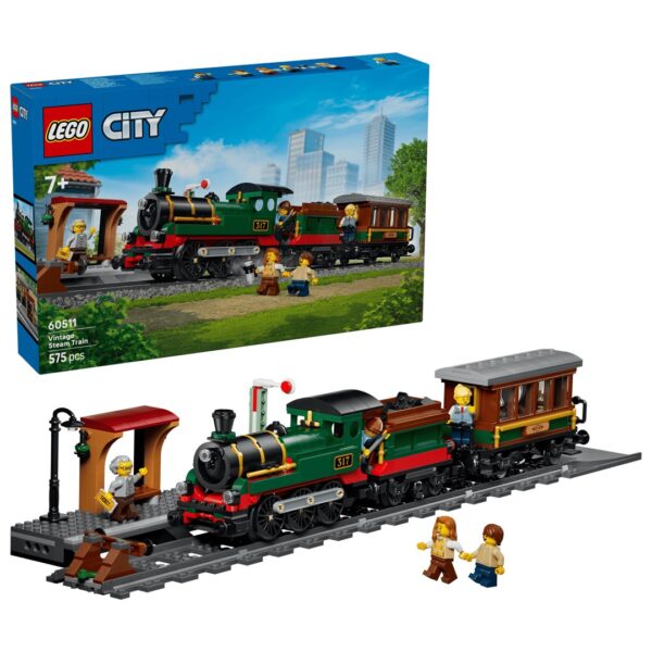 LEGO CITY 60511 Vintage stoomtrein
