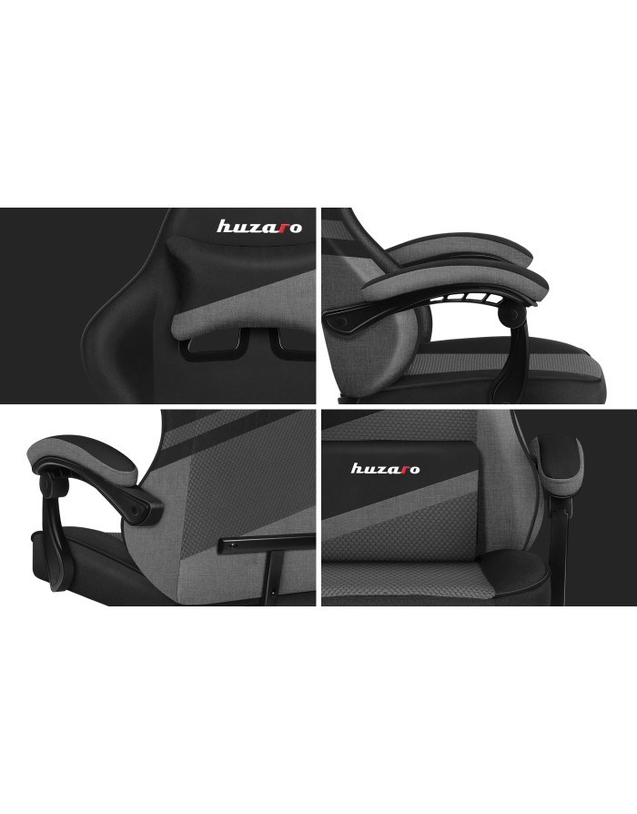 Gamingstoel - Huzaro Force 4.4 Grey Mesh