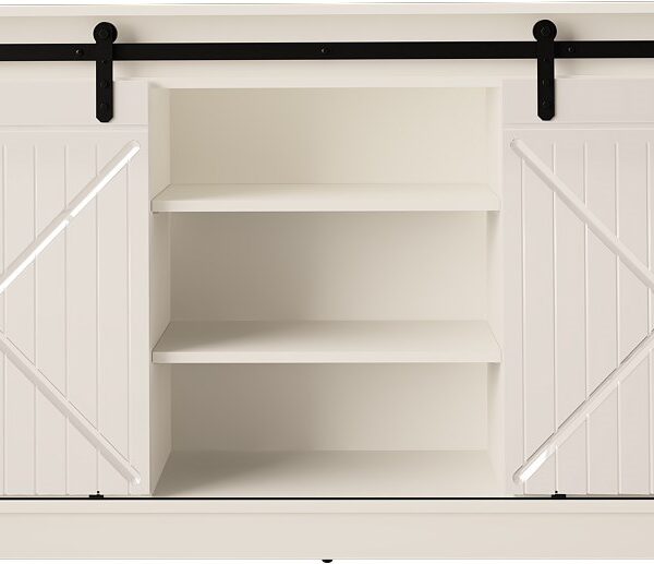 Ladekast 160x80x35 GRANERO wit/glans wit