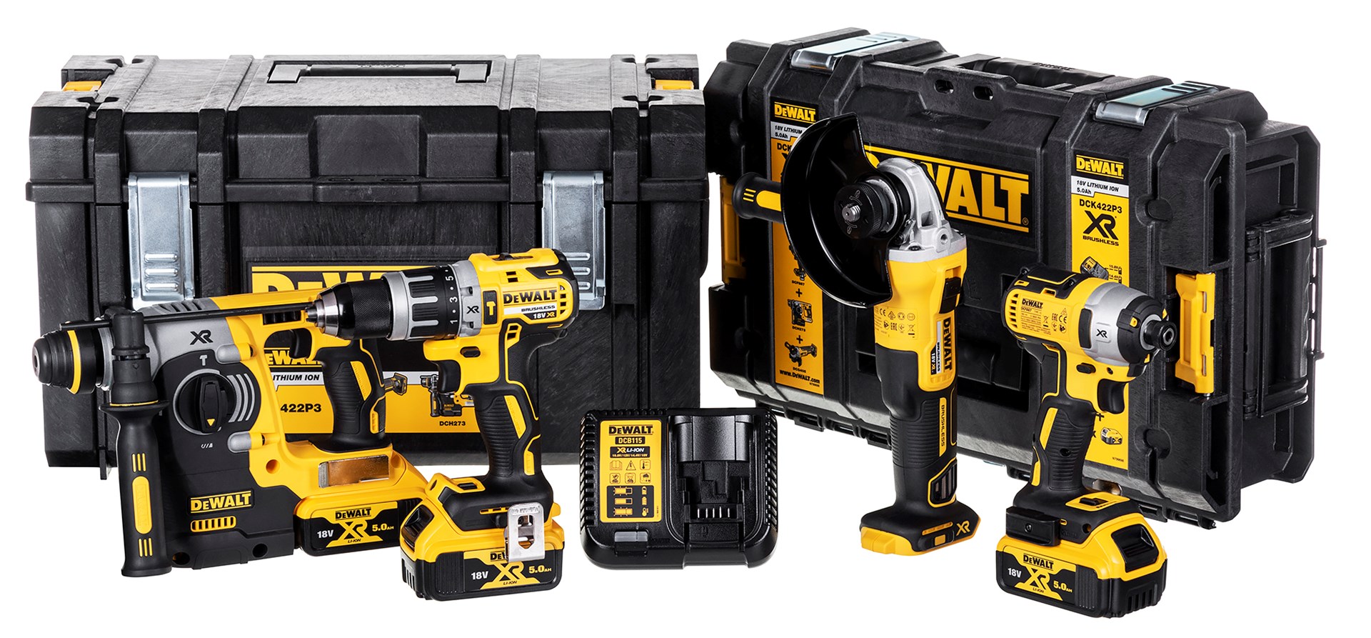 Set elektrisch gereedschap Combo 18V DCK422P3 Dewalt