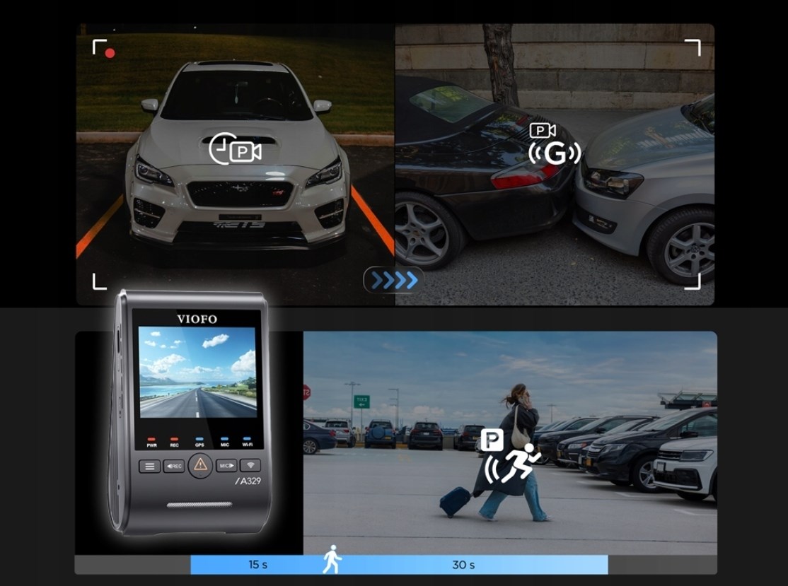 VIOFO A329S 3CH GPS videorecorder