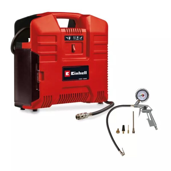 Einhell TE-AC 36/8 luchtcompressor 130 l/min Batterij/Accu
